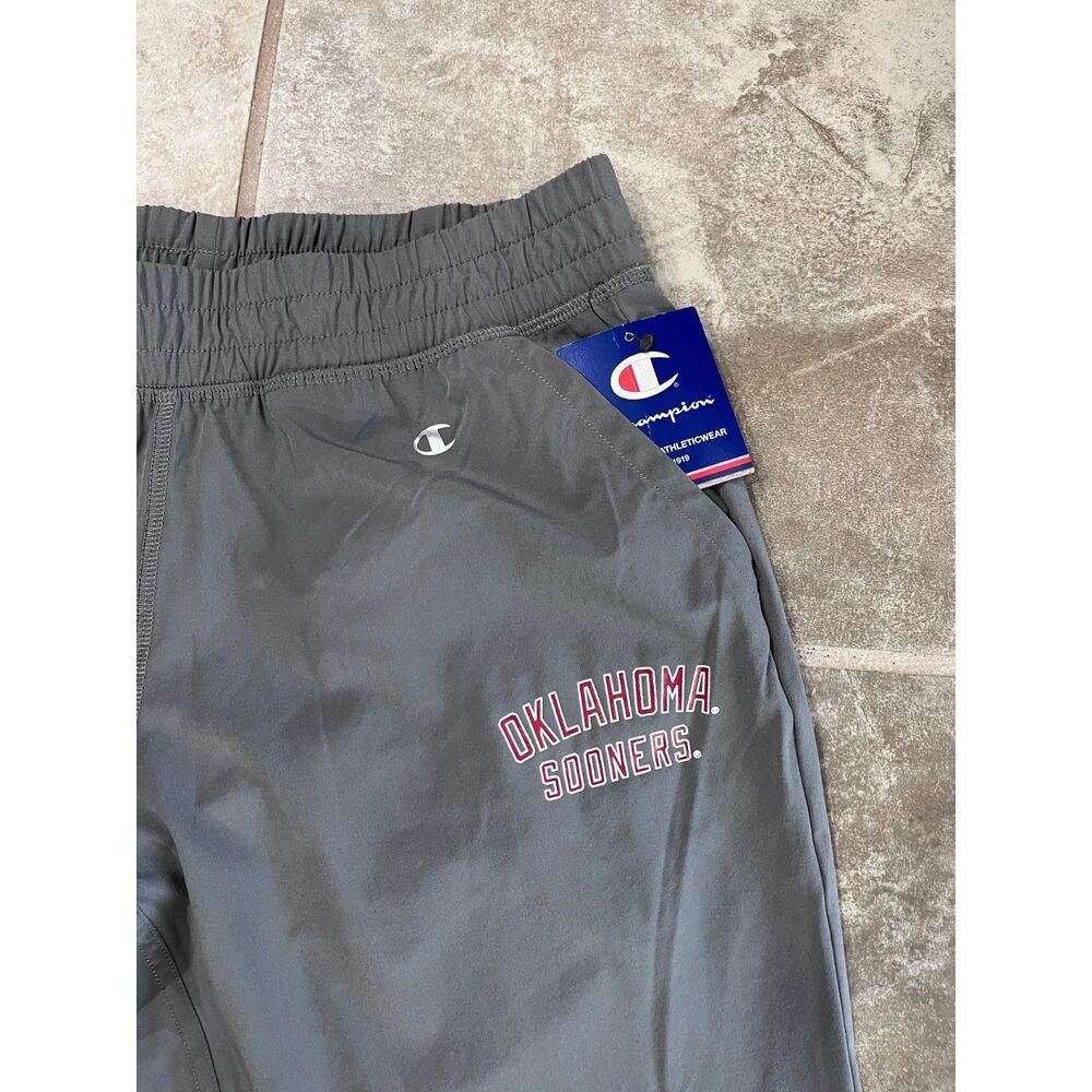 Champion Oklahoma Sooners Wind Jogger Pants NWT Gray Men's Medium - Picture 5 of 11